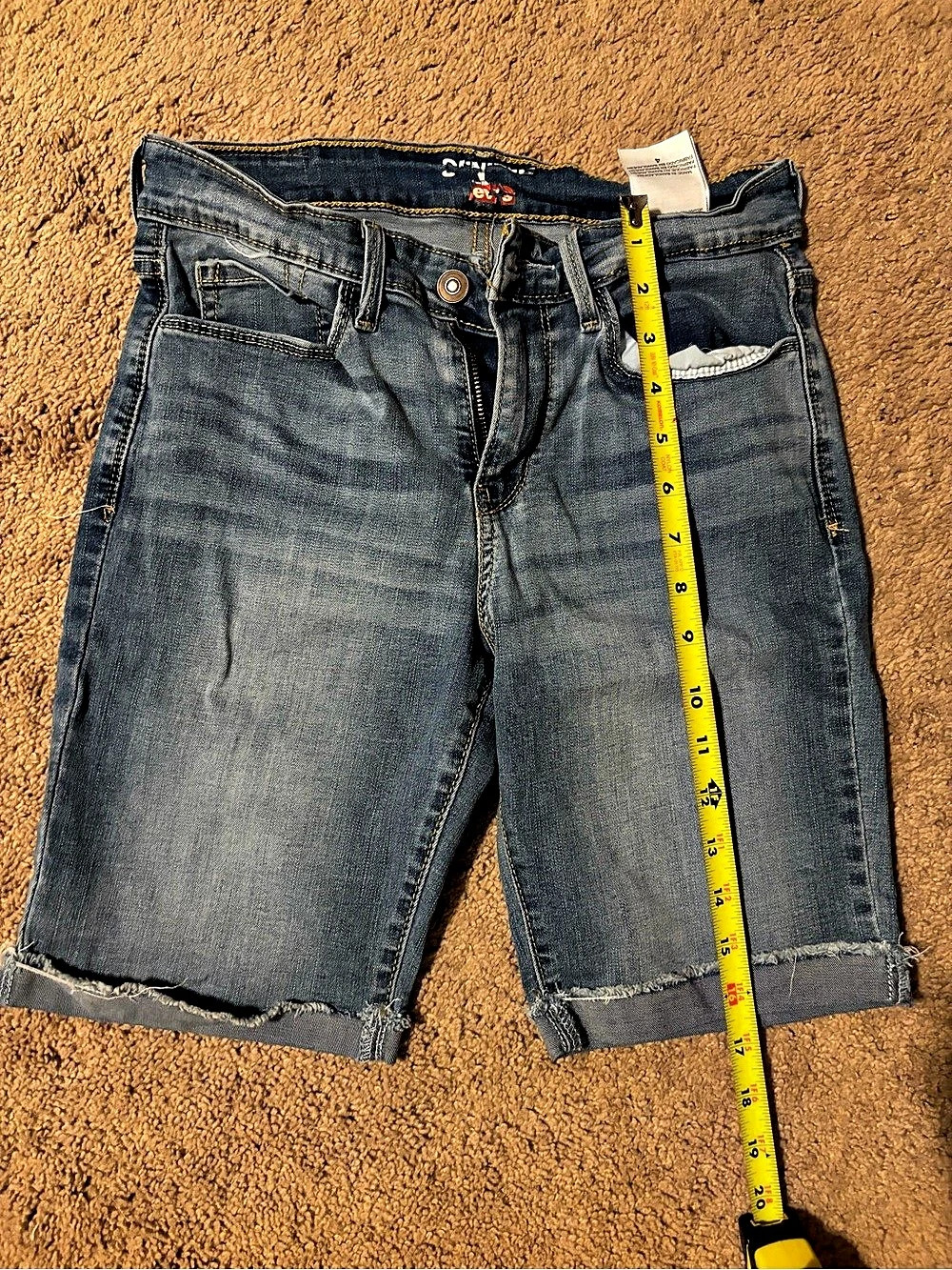 Levis Denizen Blue Jean Shorts